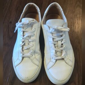 SuitSupply FW14025 Mens Leather Trainer Sneaker Shoes Size EU 43 US 9 Taupe